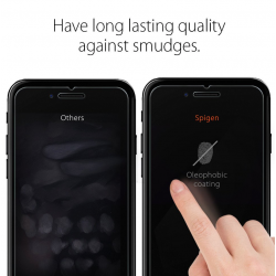 Vidrio Templado Spigen Slim HD iPhone SE (2020) / 8 / 7