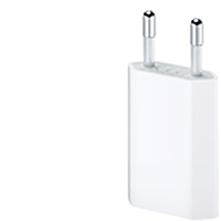 Programa de cambio del adaptador de corriente USB europeo de 5 W de Apple